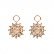 iXXXi Hoop Charms rosegold Lucia Peach