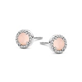 SPIRIT ICONS Euphoria Ohrstecker silber pink