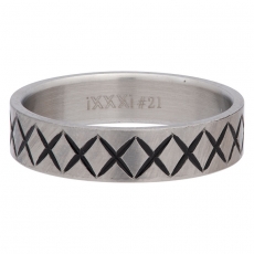 iXXXi Men Füllring 6 mm Cross Line