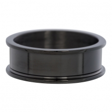 iXXXi Men Basisring 8 mm schwarz