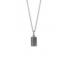 SPIRIT ICONS Street Kette 45cm silber grau rhodiniert