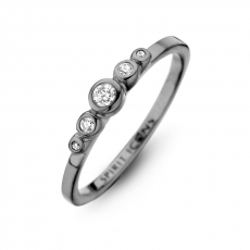 SPIRIT ICONS Temptation Ring silber grau rhodiniert