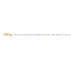 iXXXi Halskette Slim Ball Turquoise (Länge 50+5 cm)
