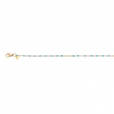 iXXXi Halskette Slim Ball Turquoise (Länge 50+5 cm)