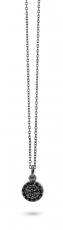 SPIRIT ICONS Mini Kette 45cm silber grau rhodiniert