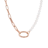 iXXXi Square Chain Pearl rosegold (45+5cm)