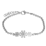 iXXXi Bracelet Snowflake edelstahl (17+3cm)