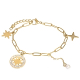 iXXXi Bracelet Sparkle gold (17+3cm)