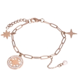 iXXXi Bracelet Sparkle rosegold (17+3cm)