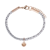 iXXXi Bracelet Leather Top Part Base rosegold (17+3cm)