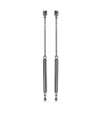 SPIRIT ICONS Explorer Ohrstecker silber grau rhodiniert ~Auslaufmodell~