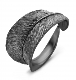 SPIRIT ICONS Fall Ring silber grau rhodiniert