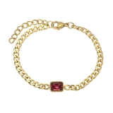 iXXXi Armband gold Classic Miracle Pink (Ø16-19cm)
