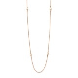 SPIRIT ICONS Athena Kette 70cm silber rosevergoldet mit Süßwasserperlen