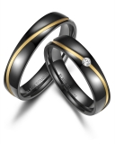 Black Titanium Modell Herrenring H-BT-01