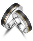 Black Titanium Modell Herrenring H-BT-02