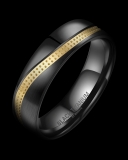Black Titanium Modell Herrenring H-BT-03