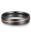 Black Titanium Modell Herrenring H-BT-05