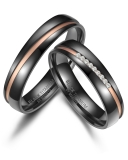 Black Titanium Modell Herrenring H-BT-05