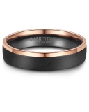 Black Titanium Modell Herrenring H-BT-06