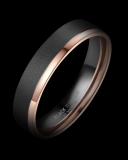 Black Titanium Modell Herrenring H-BT-06