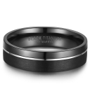 Black Titanium Modell Herrenring H-BT-07