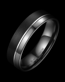 Black Titanium Modell Herrenring H-BT-07