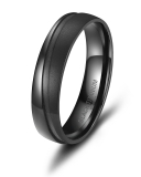 Black Titanium Modell Herrenring H-BT-08