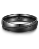 Black Titanium Modell Herrenring H-BT-08