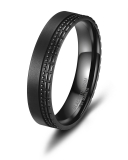 Black Titanium Modell Herrenring H-BT-10