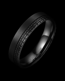 Black Titanium Modell Herrenring H-BT-10