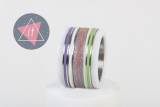 iXXXi Kombi 14 mm Keramik Rainbow Purple/Green Line