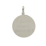 iXXXi Text-Anhänger Ø 38 mm If you can dream it you can do it