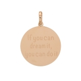 iXXXi Text-Anhänger Ø 38 mm If you can dream it you can do it