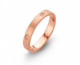 SPIRIT ICONS North Star Ring silber rosevergoldet mit Diamanten