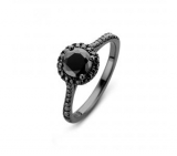 SPIRIT ICONS Romance Ring silber grau rhodiniert