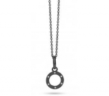 SPIRIT ICONS Wheel Kette 45cm silber grau rhodiniert