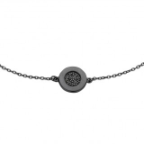 SPIRIT ICONS Gaia Armband silber grau rhodiniert