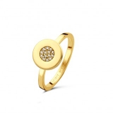 SPIRIT ICONS Gaia Ring silber vergoldet