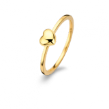 SPIRIT ICONS Heart Ring silber vergoldet