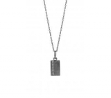 SPIRIT ICONS Street Kette 45cm silber grau rhodiniert