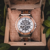 Holzkern Automatik Fisher (Zebrano/Marmor)